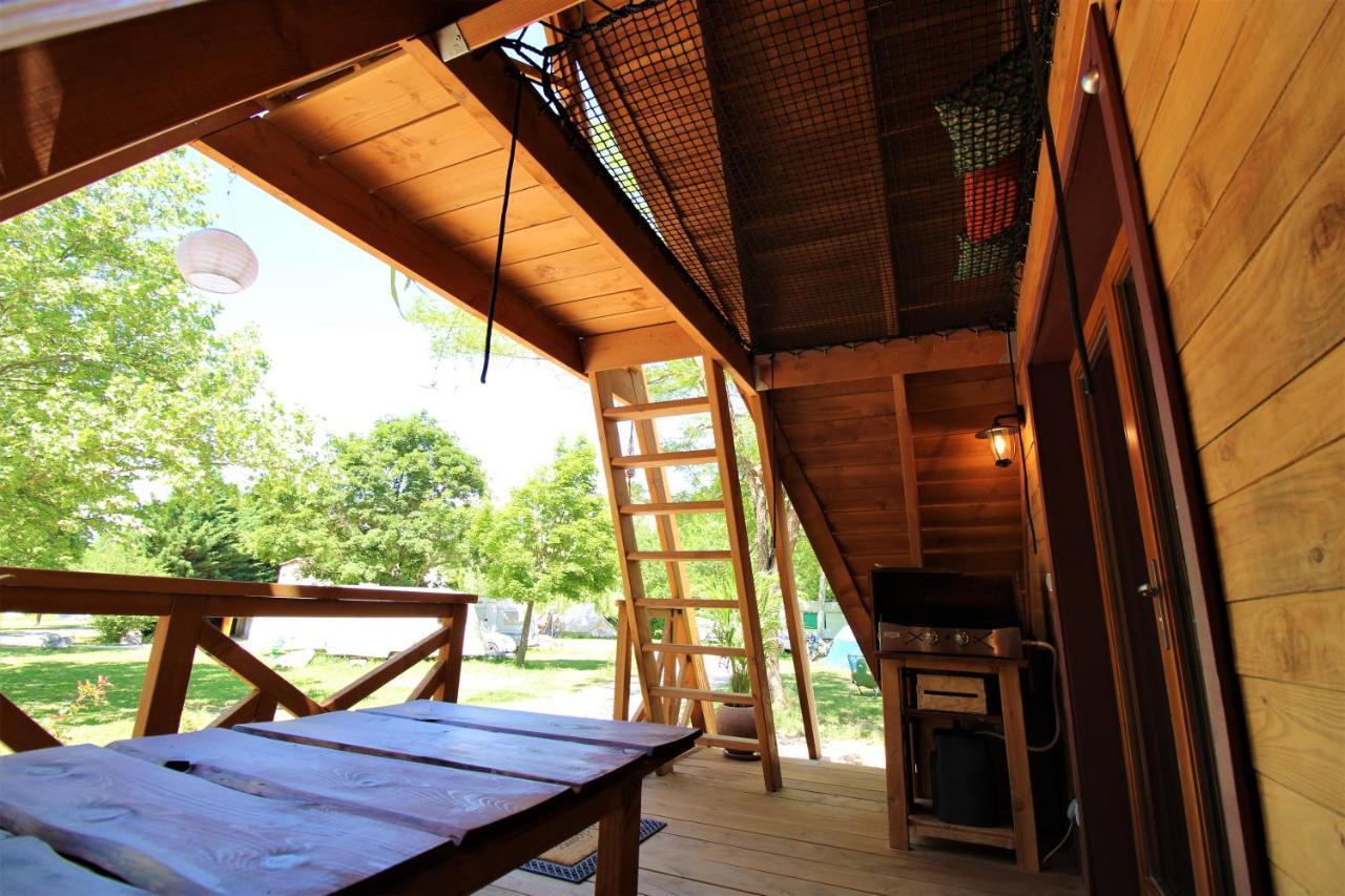 Habitat Createur - Hebergements Insolites Au Camping Municipal "Les Ecureuils" Recoubeau-Jansac المظهر الخارجي الصورة