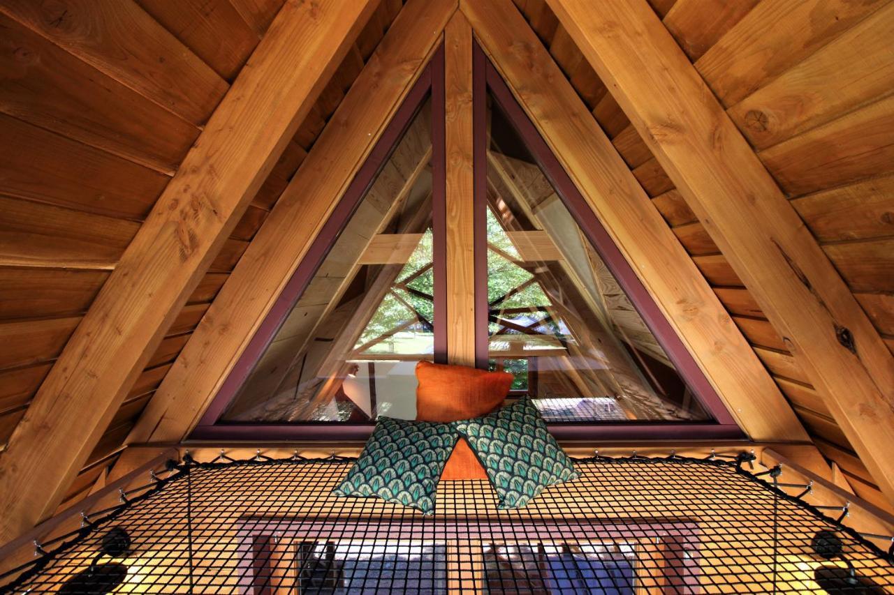 Habitat Createur - Hebergements Insolites Au Camping Municipal "Les Ecureuils" Recoubeau-Jansac المظهر الخارجي الصورة